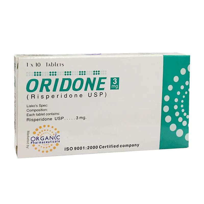 Oridone 3mg Tablets Risperidone USP for Psychotic Disorders