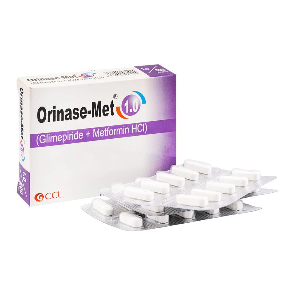 Orinase Met 1.0 Tablets – Treatment for Type 2 Diabetes Blood Sugar Control