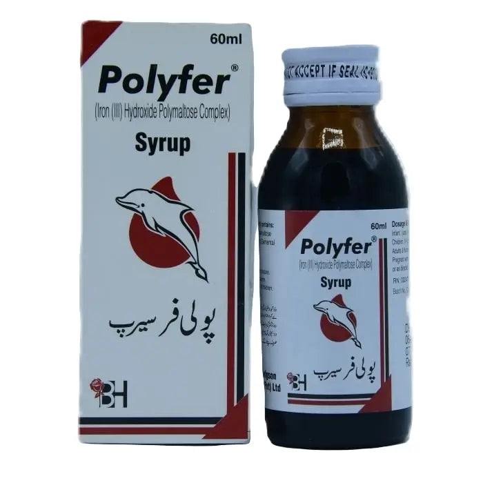 Polyfer Syrup 60ml  – Iron Deficiency & Anemia Support