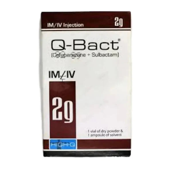 Q-Bact 2g (Cefoperazone + Sulbactam) – Severe Bacterial Infection Treatment Injection