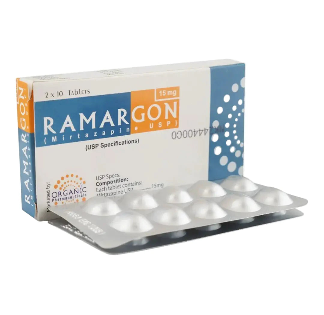 Ramargon 15mg Tablets Mirtazapine USP for Depression Management