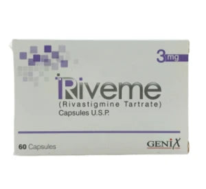 Riveme 3mg rivastigmine capsules for dementia Pakistan