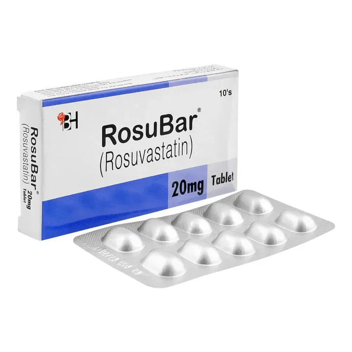Rosubar 20mg Tablets  – For Cholesterol Control and Heart Risk Management