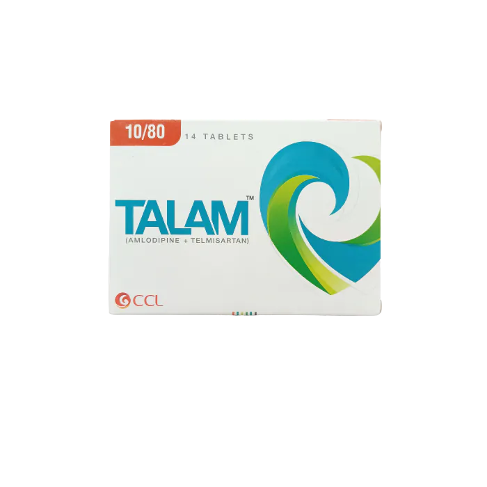 Talam 10mg/80mg Tablets – Treatment for High Blood Pressure Control