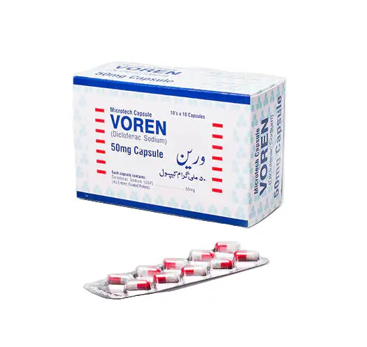 Voren 50mg Capsule – Pain and Inflammation Relief Medicine