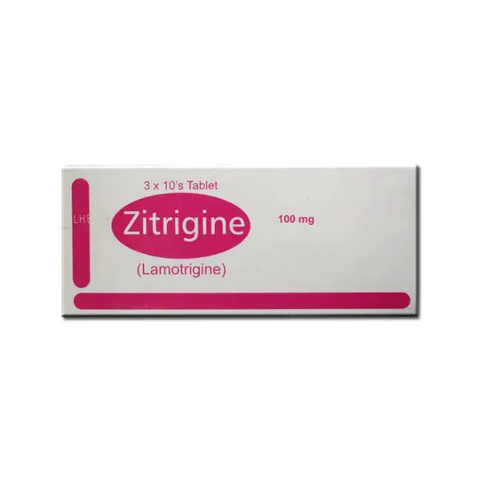 Zitrigine 100mg Tablet (Lamotrigine) – Seizure and Mood Stability Medicine