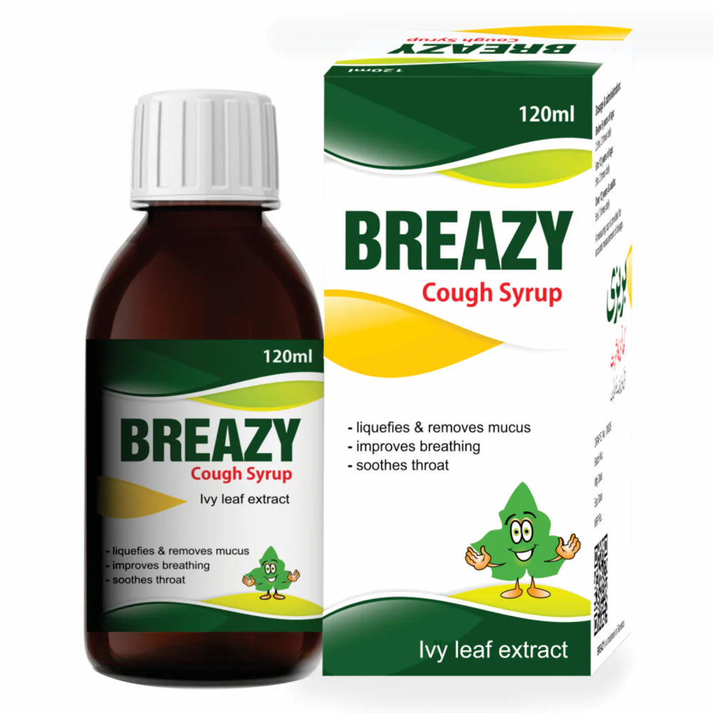 Breazy Ivy Drops 120ml for Cough Relief & Respiratory Support