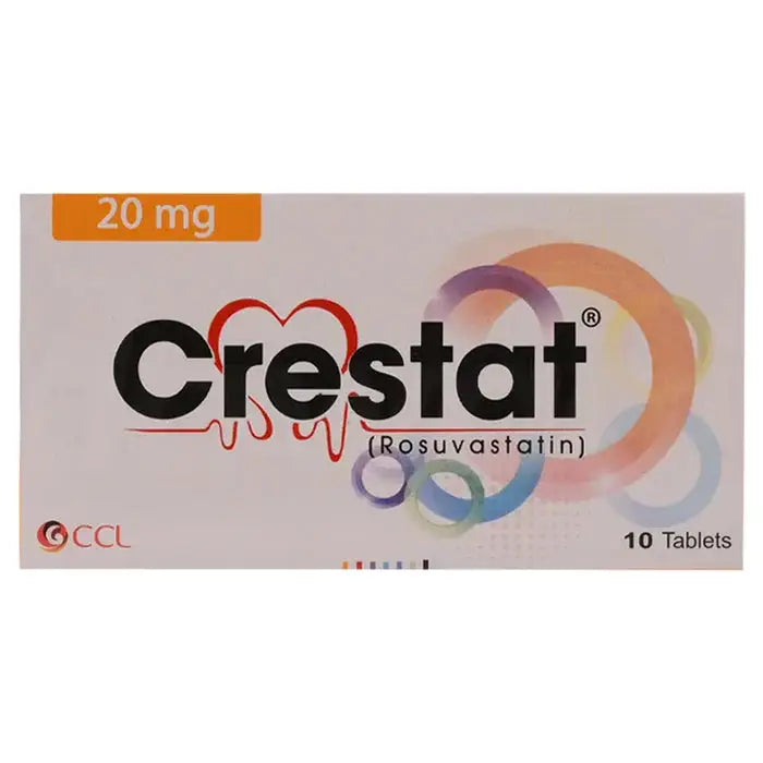 Crestat 20mg Tablet – Strong Cholesterol Control for Heart Health