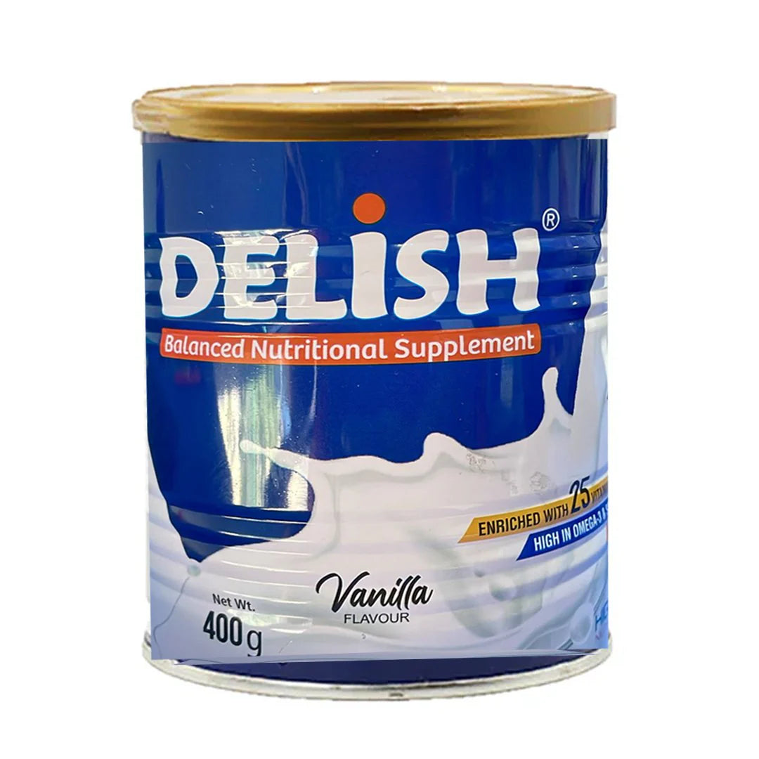 Delish Nutritional Supplement 400g – Daily Nutrition Support for Patients