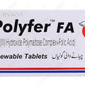 Polyfer FA Chewable Tablet – Iron Deficiency & Anemia Support