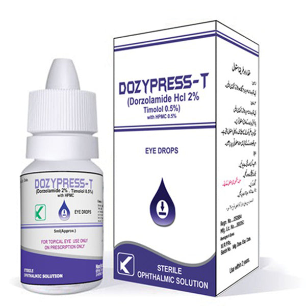 Dozypress-T Eye Drops – Eye Drops for Raised Eye Pressure