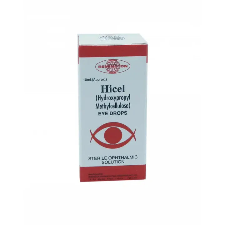 Hicel 10ml Eye Drops – Dry Eye Lubrication and Irritation Relief