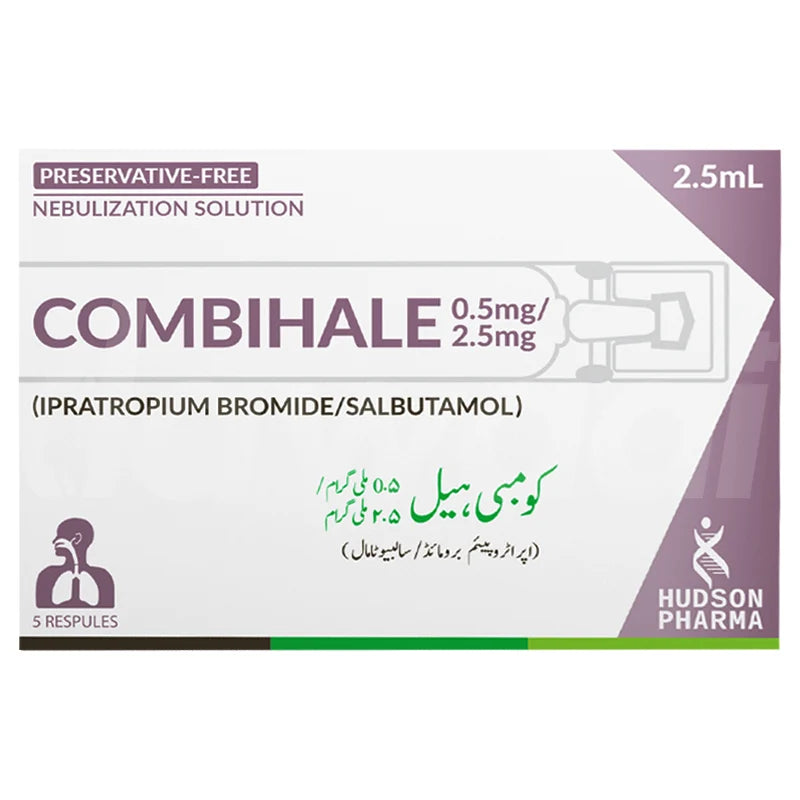 Combihale Nebulization Solution 2.5ml – Breathing Relief Nebulizer Solution
