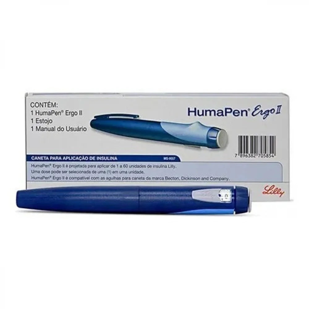 HumaPen Ergo II Insulin Pen Device – Reusable Insulin Injection Pen for Diabetes Patients