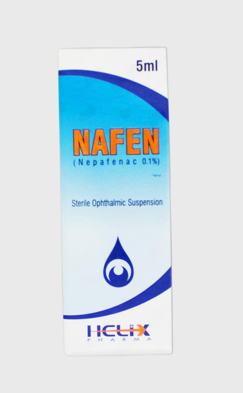 Nafen 5ml Eye Drop (Nepafenac 0.1%) – Targeted Relief for Post-Surgical Eye Inflammation