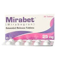 Mirabet 25mg Tablets – Treatment for Overactive Bladder Urinary Symptoms