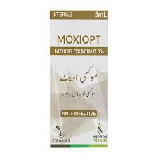 Moxiopt Eye Drops 5ml 0.5% – Bacterial Eye Infection Treatment Drops