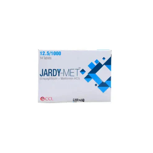 Jardy Met 12.5/1000mg Tablets – Blood Sugar Control Tablets