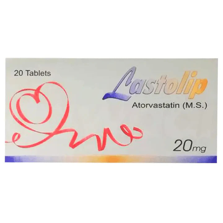 Lastolip 20mg Tablet – Cholesterol Control for Heart Health