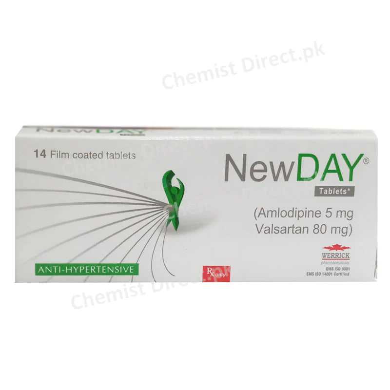 Newday Tablets 5/80mg – For High Blood Pressure Control