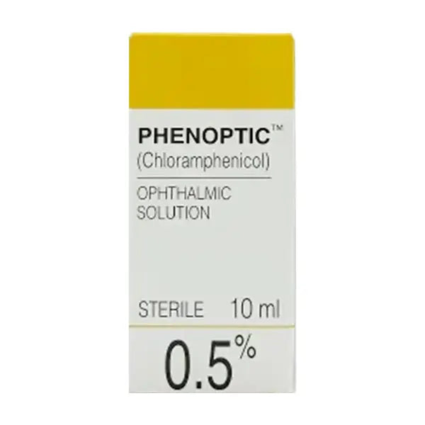 Phenoptic 0.5% Ophthalmic Solution 10ml – Bacterial Eye Infection Treatment