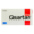 Qsartan 25mg (Losartan) – Blood Pressure Control Tablet for Heart Health