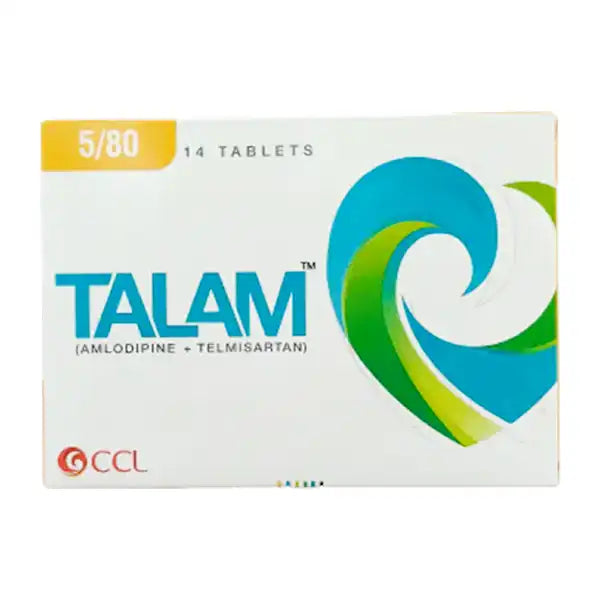 Talam 5mg/80mg Tablets  – Treatment for High Blood Pressure Control