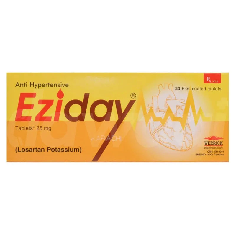 Eziday 25mg Tablet – For High Blood Pressure Control