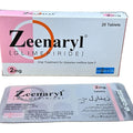 Zeenaryl 2mg (Glimepiride) – Blood Sugar Control Tablet for Type 2 Diabetes