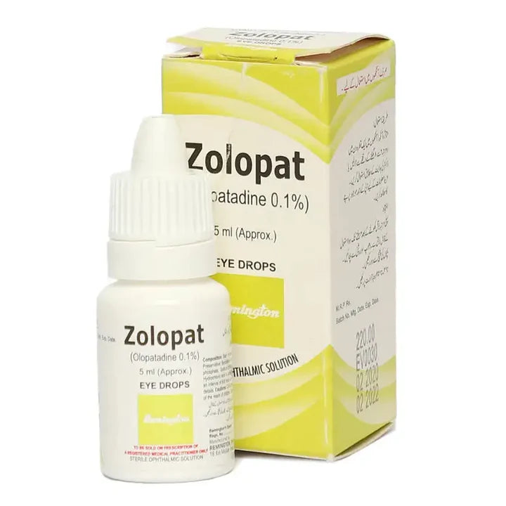 Zolopat 5ml Eye Drops – Eye Allergy and Itching Relief